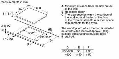 BOSCH PXE675DC1E Series 8 Induction hob 60cm