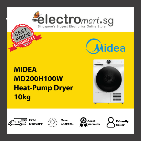 MIDEA MD200H100W Heat-Pump Dryer 10kg