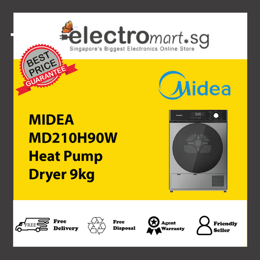 MIDEA MD210H90W Heat Pump Dryer 9kg
