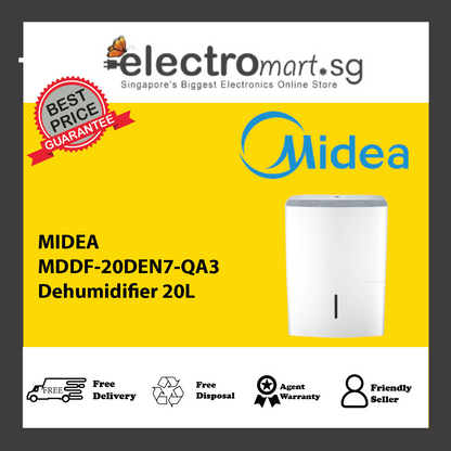 MIDEA MDDF-20DEN7-QA3 Dehumidifier 20L