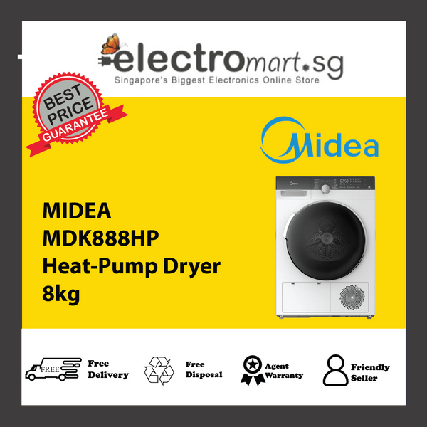 MIDEA MDK888HP Heat-Pump Dryer 8kg