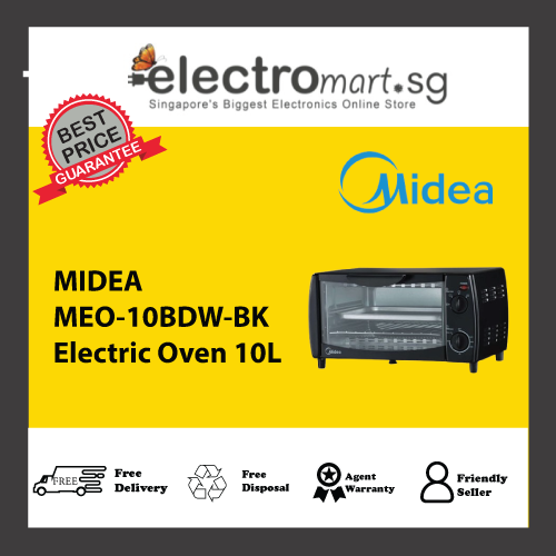 MIDEA MEO-10BDW-BK Electric Oven 10L
