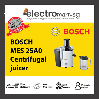 BOSCH MES 25A0 Centrifugal juicer VitaJuice 2 700 W White, anthracite