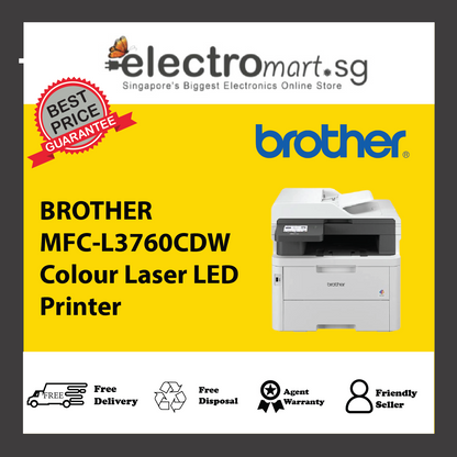 BROTHER MFC-L3760CDW Colour Laser LED Printer