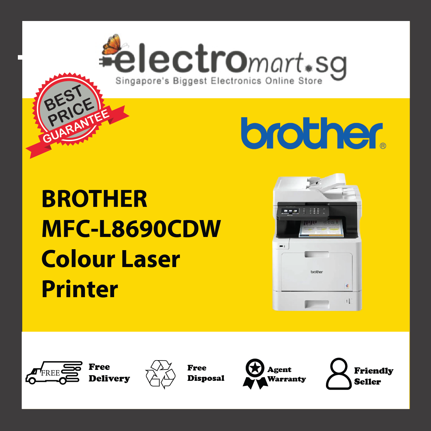 BROTHER MFC-L8690CDW Colour Laser Printer