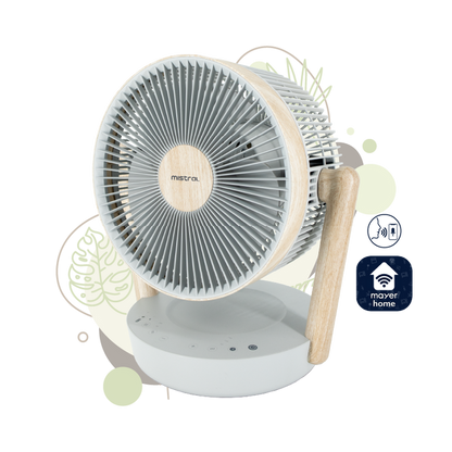 MISTRAL MHV1012DRW-G DC High Velocity Desk Fan With WIFI & Remote 10”
