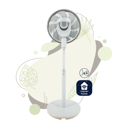 MISTRAL MHV1424DRW-G DC High Velocity Stand Fan with WIFI & Remote 14”