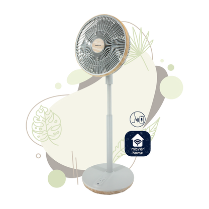 MISTRAL MHV1424DRW-G DC High Velocity Stand Fan with WIFI & Remote 14”