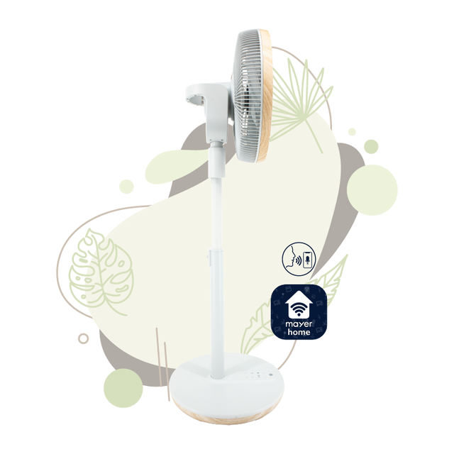 MISTRAL MHV1424DRW-G DC High Velocity Stand Fan with WIFI & Remote 14”