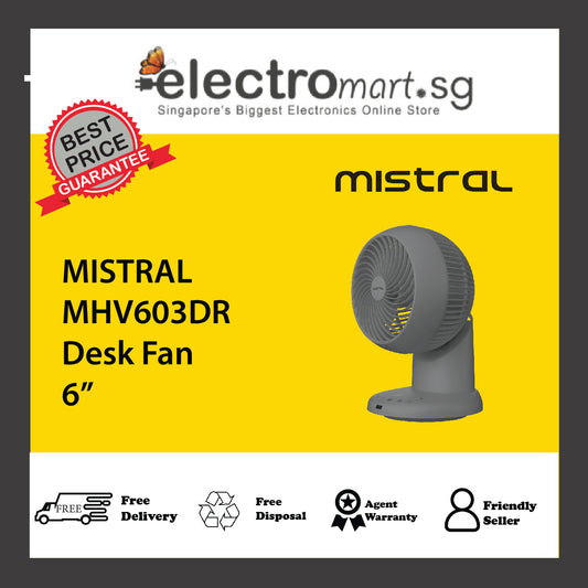 MISTRAL MHV603DR Desk Fan 6”