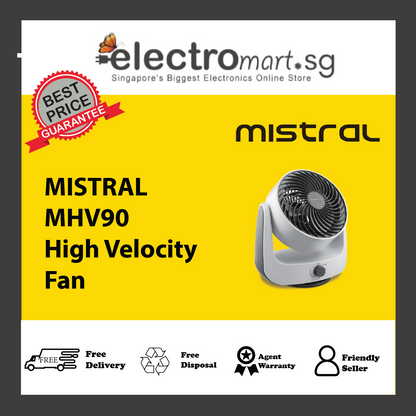 Mistral MHV90 8" High Velocity Fan