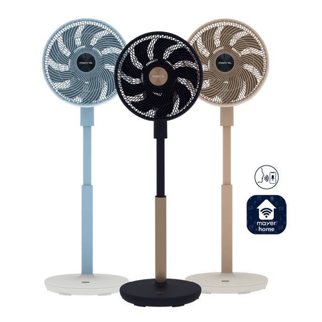 MISTRAL MHV9812DRW Summer Breeze DC High Velocity Stand Fan 12”