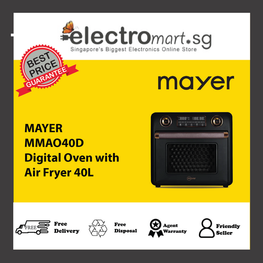 MAYER MMAO40D Digital Oven with Air Fryer 40L