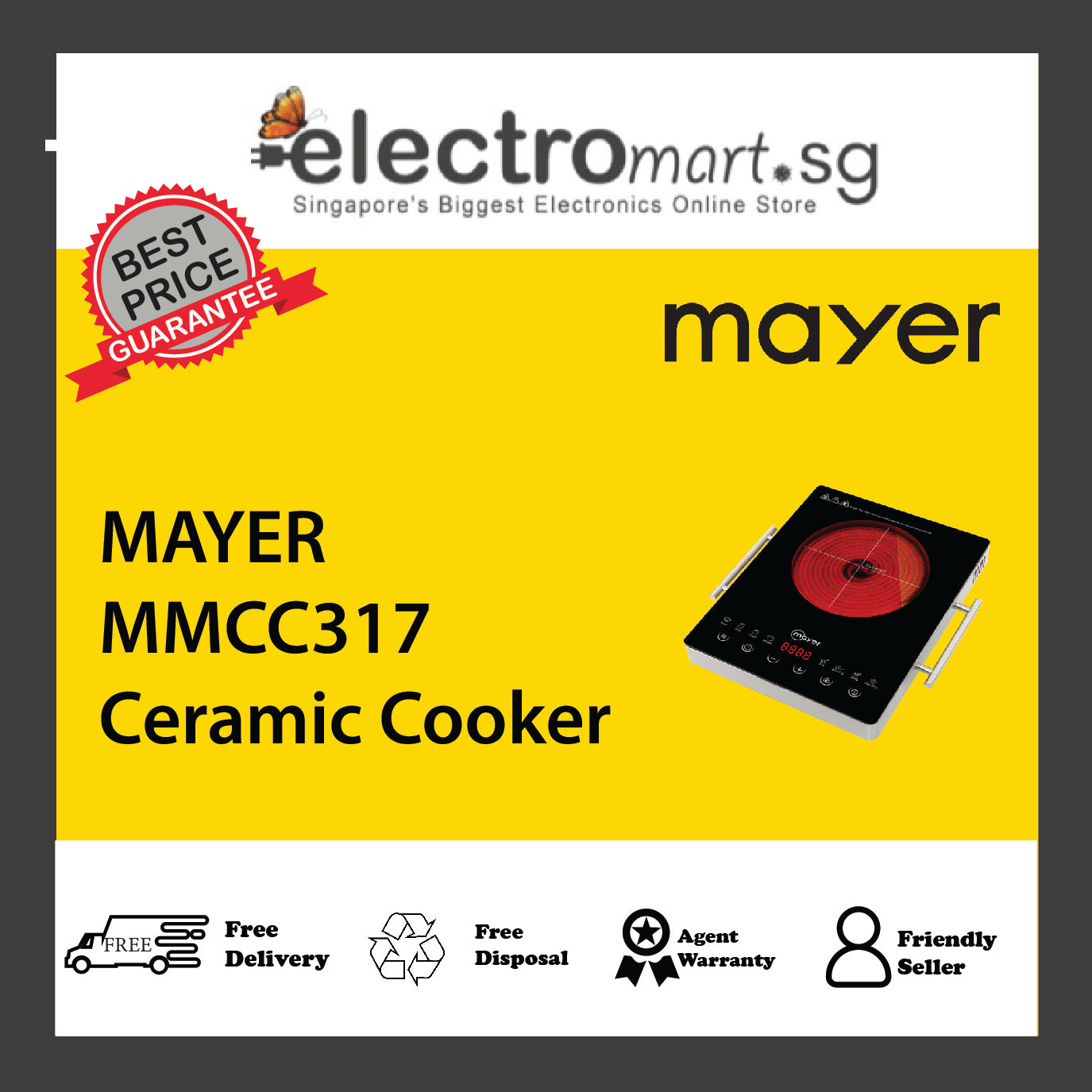 MAYER MMCC317 Ceramic Cooker