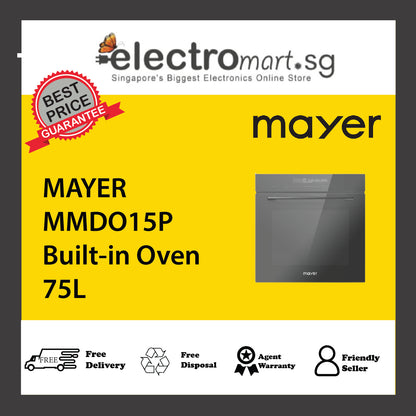 MAYER MMDO15P Built-in Oven 75L