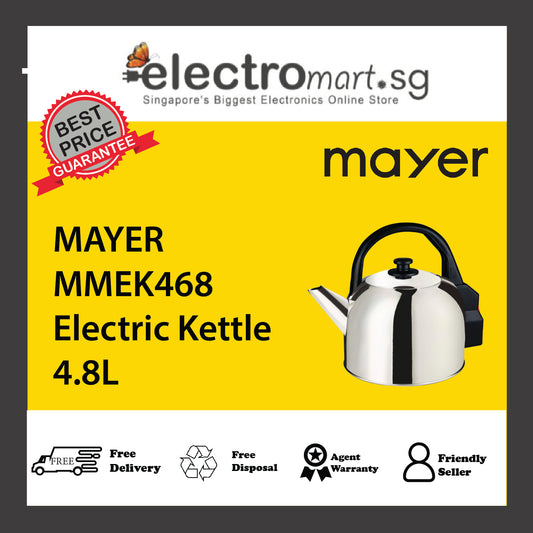 MAYER MMEK468 Electric Kettle 4.8L
