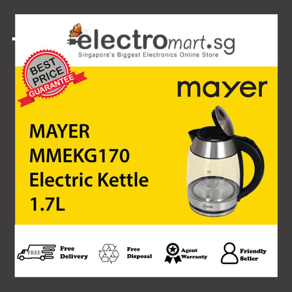 MAYER MMEKG170 Electric Glass Kettle 1.7L