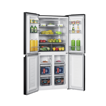 MAYER MMFF480BI Multi-Door Frost Bottom Freezer Fridge 466L