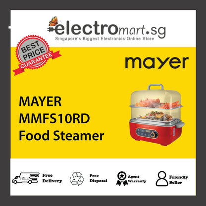 MAYER MMFS10RD Digital Food Steamer 10L