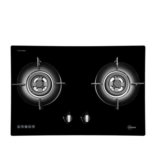 MAYER MMGH7502HI 2 Burner Glass Gas Hob 75cm