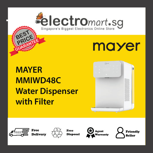 MAYER MMIWD48C Instant Hot &amp; Cold Water Dispenser with Filter 4.8L