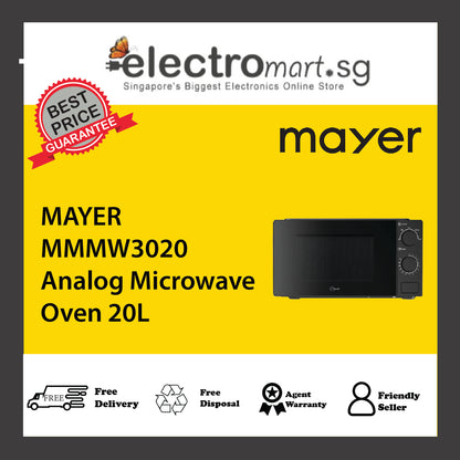 MAYER MMMW3020 Analog Microwave Oven 20L