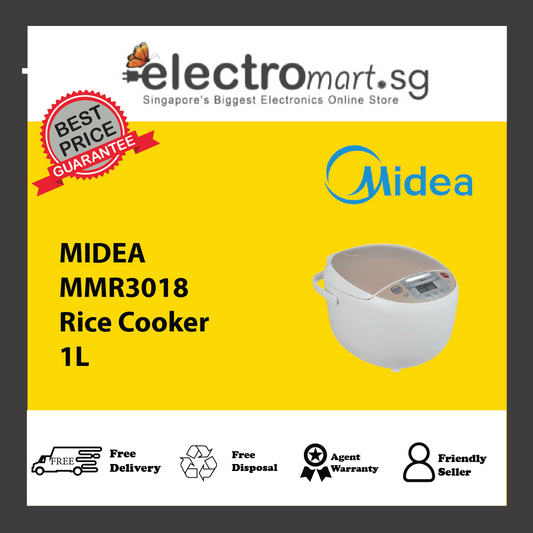 MIDEA MMR3018 Digital Rice Cooker 1L