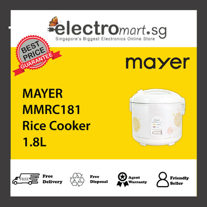 MAYER MMRC181 Rice Cooker 1.8L