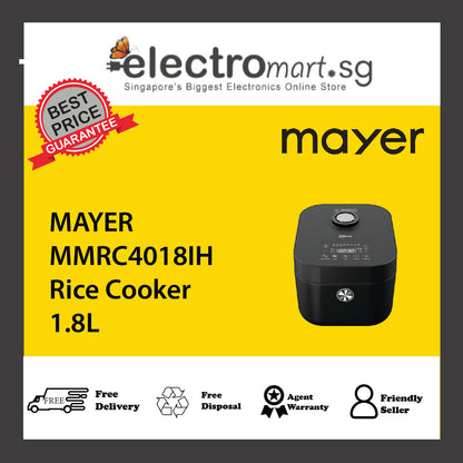 MAYER MMRC4018IH Rice Cooker 1.8L