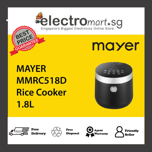 MAYER MMRC518D Rice Cooker 1.8L