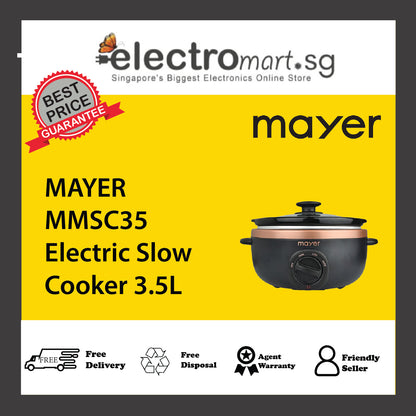 MAYER MMSC35 Electric Slow Cooker 3.5L