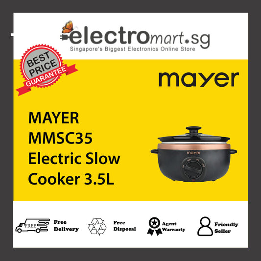 MAYER MMSC35 Electric Slow Cooker 3.5L