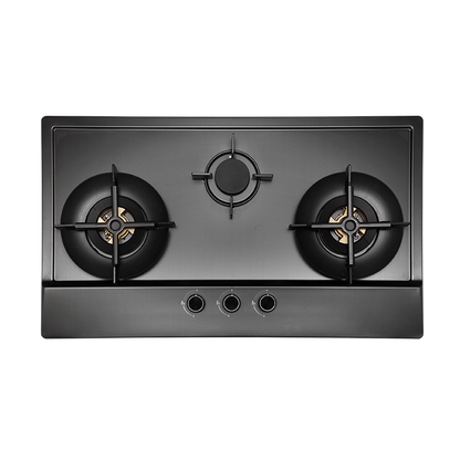 MAYER MMSS7731HI GM 3 Burner Stainless Steel (Gun Metal Finishing) 75cm