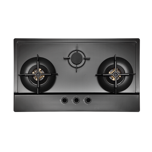 MAYER MMSS7731HI GM 3 Burner Stainless Steel (Gun Metal Finishing) 75cm