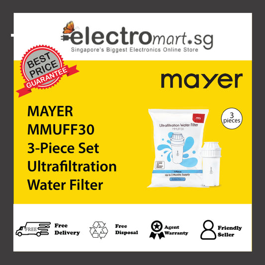 MAYER MMUFF30 3-Piece Set Ultrafiltration Water Filter