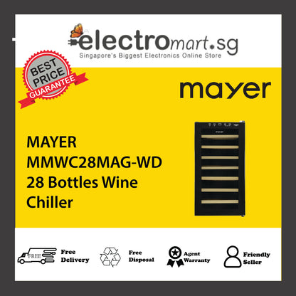 MAYER MMWC28MAG-WD 28 Bottles Wine Chiller