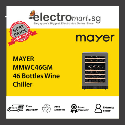 MAYER MMWC46GM 46 Bottles Wine Chiller