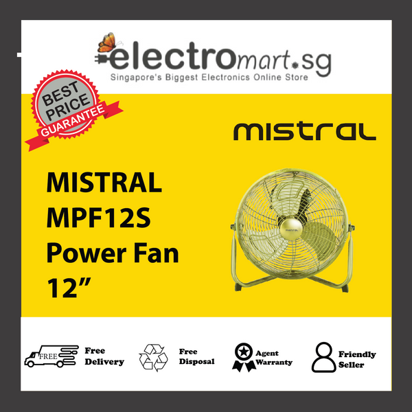 MISTRAL MPF12S Power Fan 12”