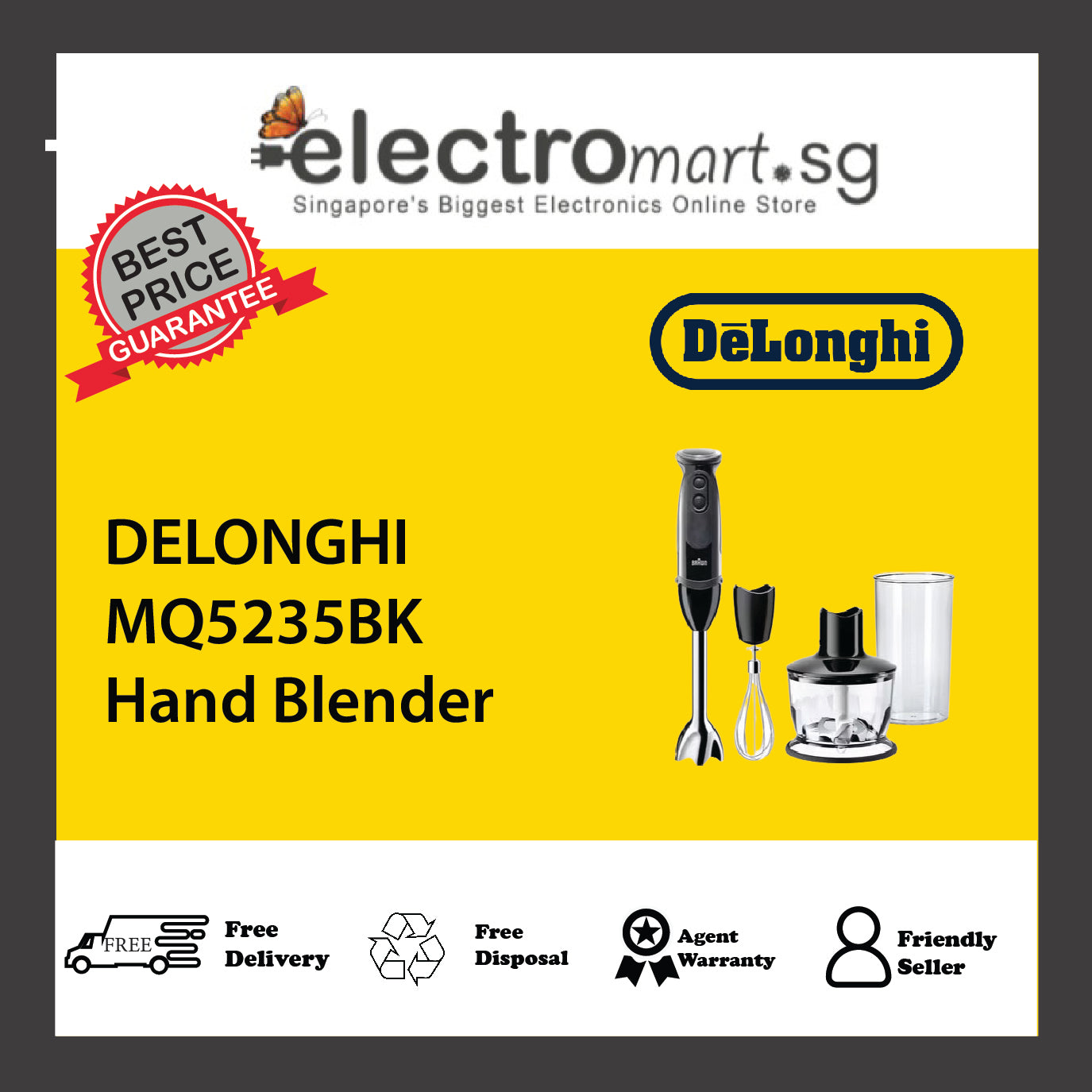 BRAUN MQ5235BK Hand Blender