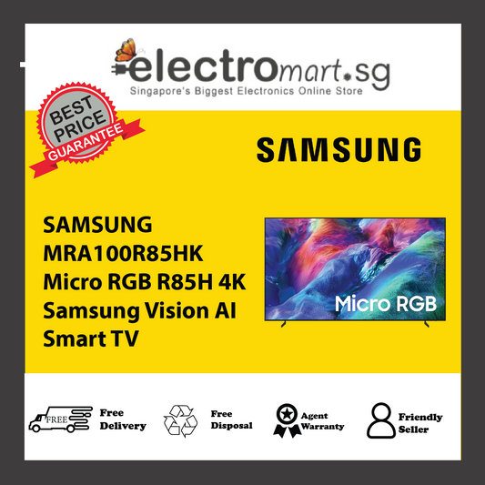 SAMSUNG MRA100R85HK Micro RGB R85H 4K Samsung Vision AI Smart TV