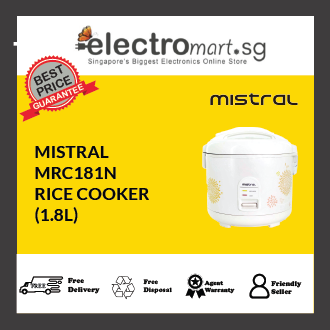 MISTRAL MRC181N RICE COOKER (1.8L)