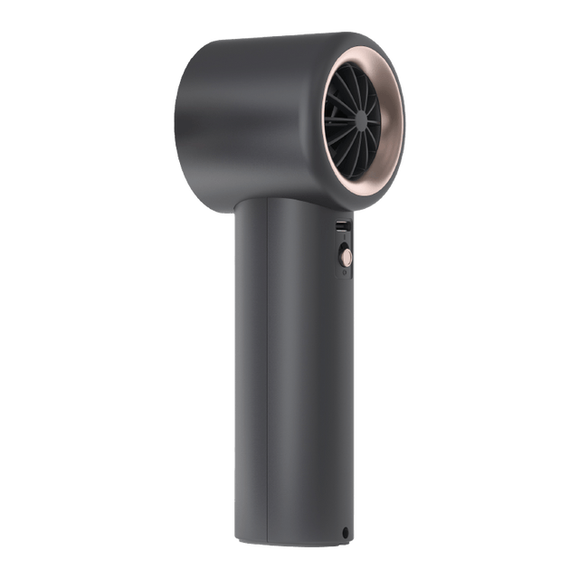 MISTRAL MRF208-BG AirZee Pro - High Speed Turbo USB Fan with Cooling Conductor Black Grey