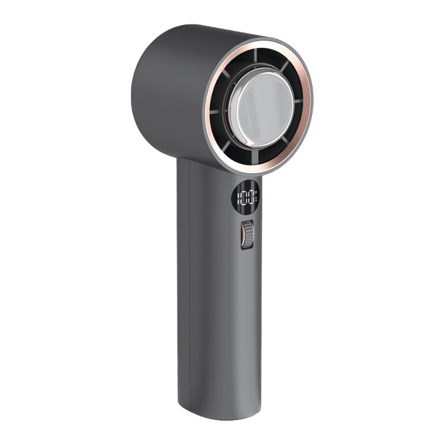 MISTRAL MRF208-BG AirZee Pro - High Speed Turbo USB Fan with Cooling Conductor Black Grey