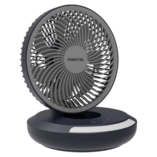 MISTRAL MRF700 AirZee Plus 6" Rechargeable Foldable USB Fan