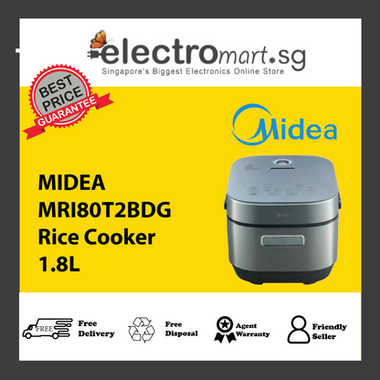 MIDEA MRI80T2BDG Rice Cooker 1.8L