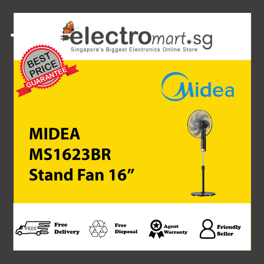 MIDEA MS1623BR Stand Fan 16”