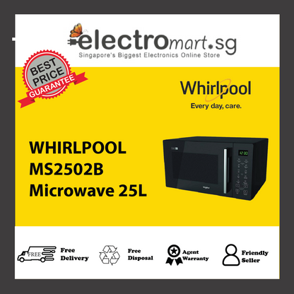 WHIRLPOOL MS2502B Microwave 25L