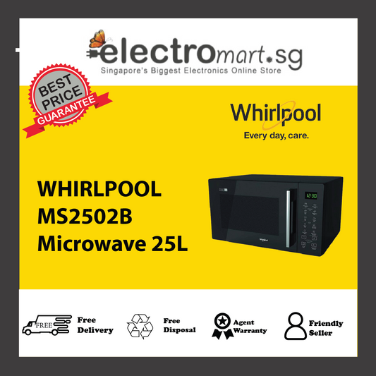 WHIRLPOOL MS2502B Microwave 25L