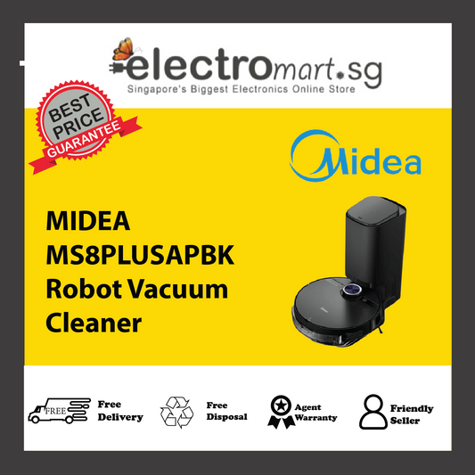 MIDEA MS8PLUSAPBK Robot Vacuum Cleaner