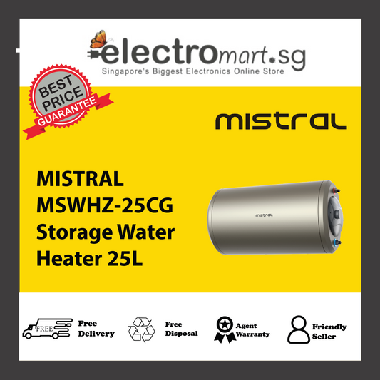 MISTRAL MSWHZ-25CG Storage Water Heater 25L